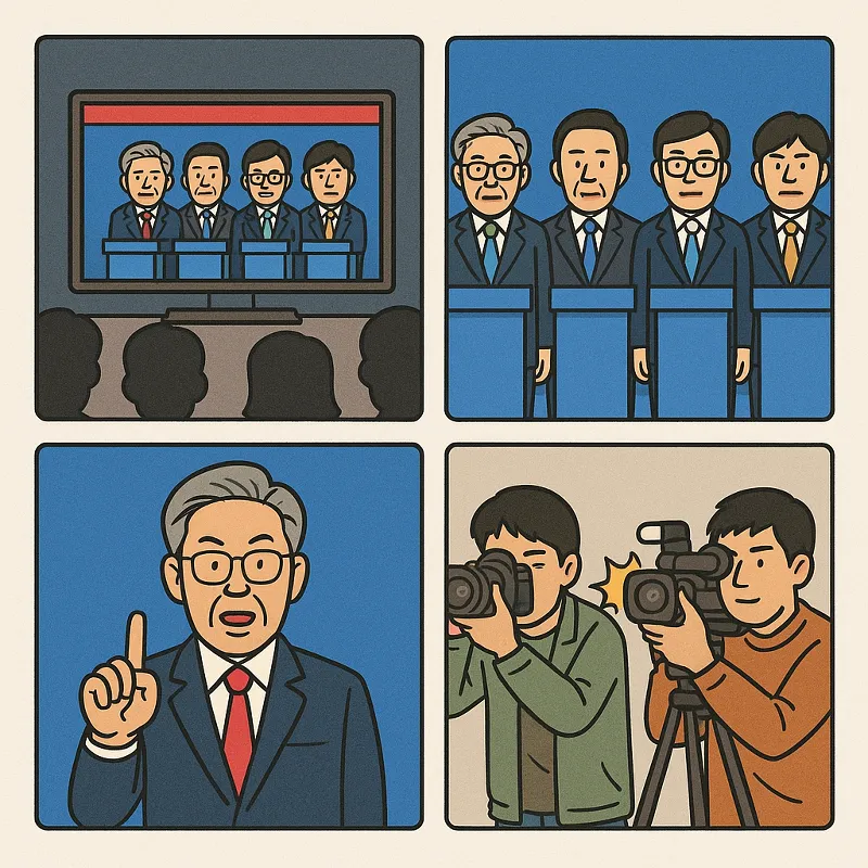 대선 TV토론 초청 기준: 제21대 선거에 4명이 나온 이유