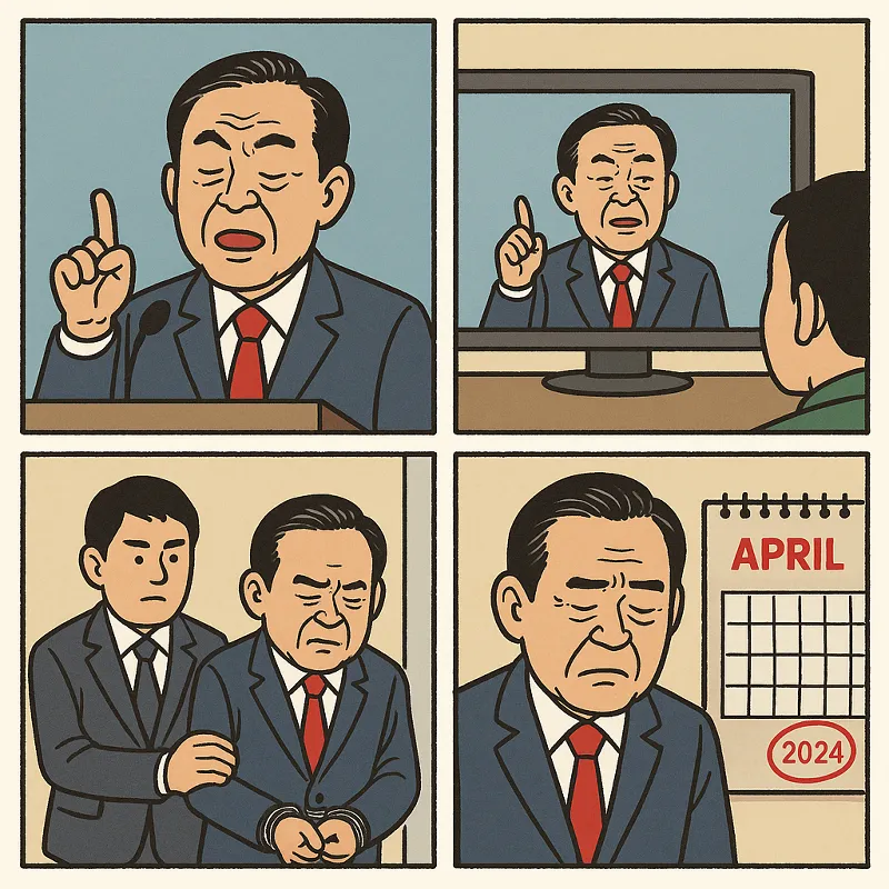 허경영이 제21대 대선에 출마하지 못한 이유: 피선거권 제한