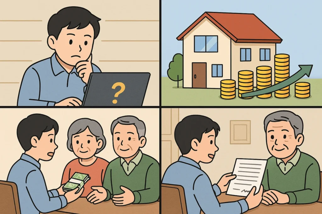 부모님 집 저가 매매: 증여세 계산과 대금 지급 증빙