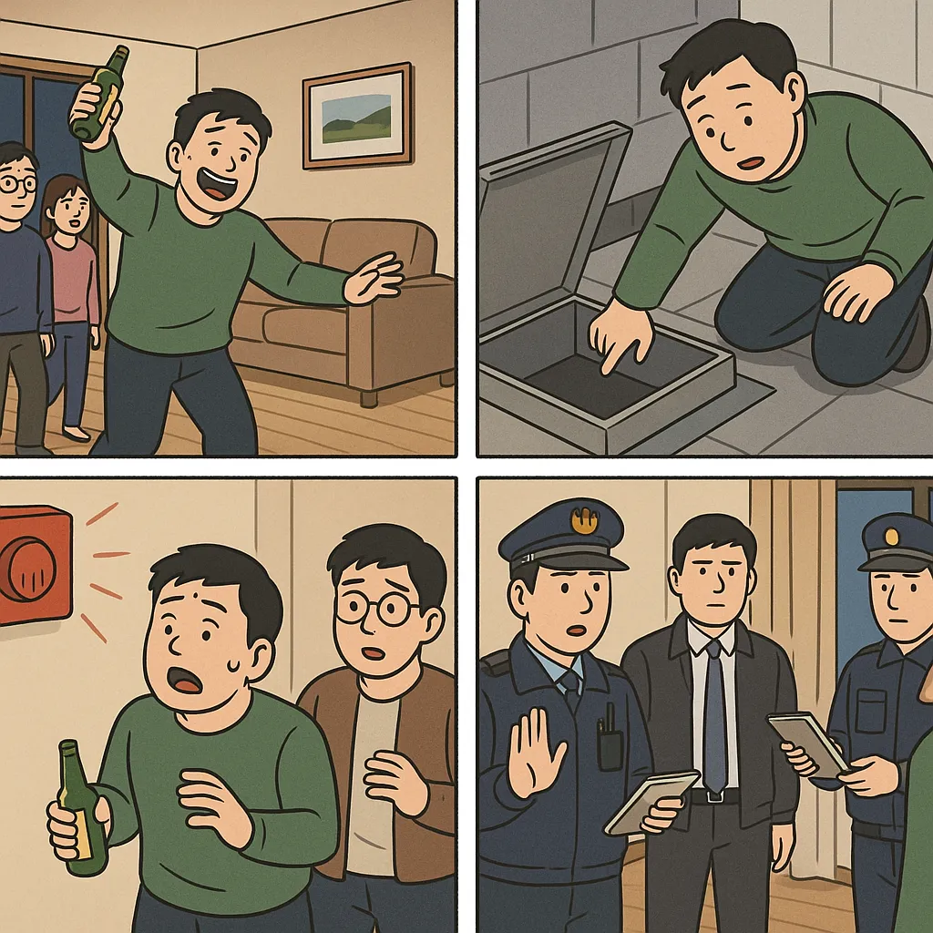 주거침입미수: 문을 열거나 접근한 단계의 판단